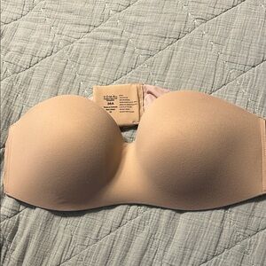 Soma Enbliss Stay Put Strapless T-Shirt Bra - Nude